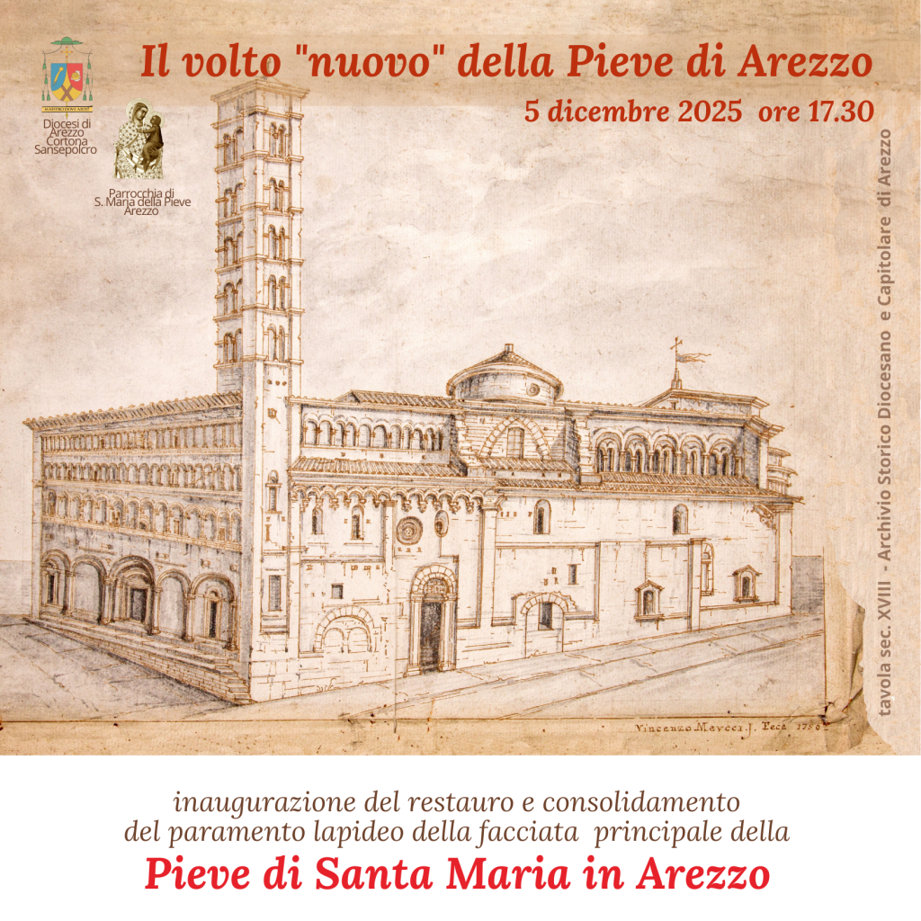 Pieve di Arezzo – lavori 3.3.2025 fine 5.12.2025